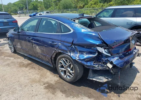 2021 Hyundai Sonata Sel z USA, uszkodzony, nr VIN 5NPEF4JA0MH070402